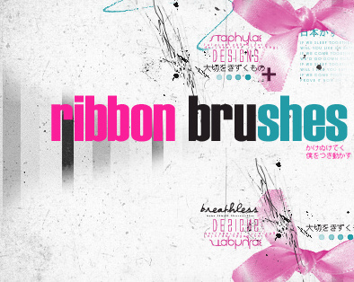Ribbon Bow Brushes
