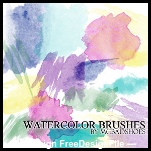 Watercolor Grunge Brushes