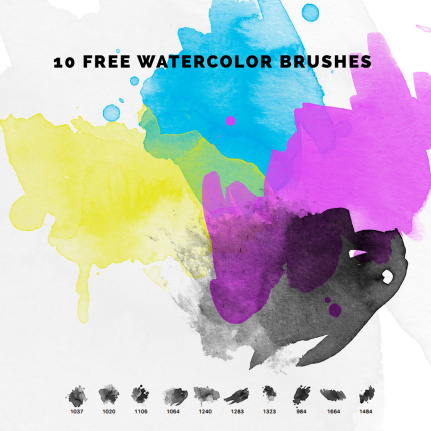 10 Kind Watercolour Brushes