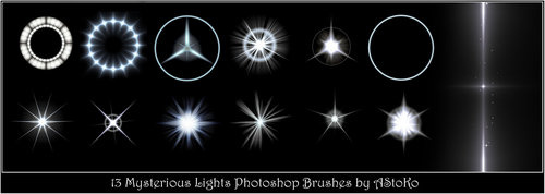 13 Mysterious Lights Brushes