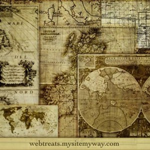 14 High Res Assorted Maps Brushes