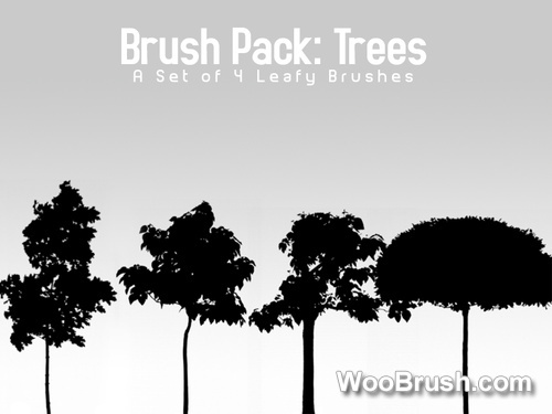 4 Kind Trees Brushes