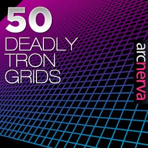 50 Deadly Tron Grids Brushes