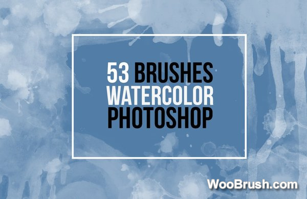 53 Watercolor Brushes