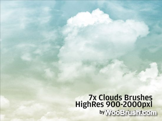7 Kind Cloud Brushes