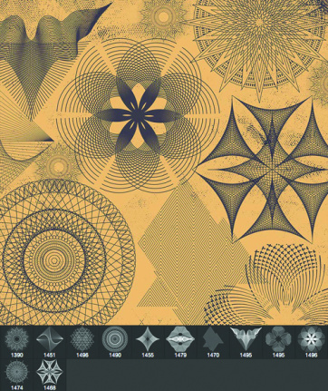 Abstract Pattern Brushes Set