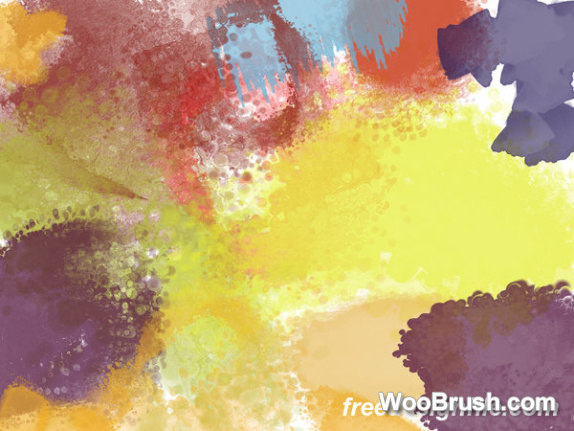 Abstract Watercolor Brushes