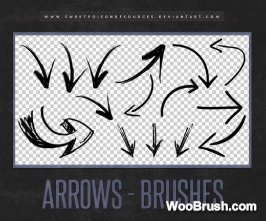 Abstract Arrow Brushes