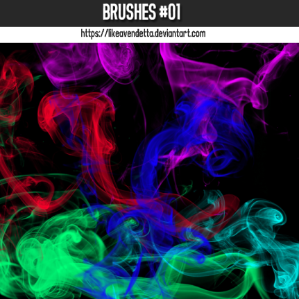 Abstract Smokes Design Brushes