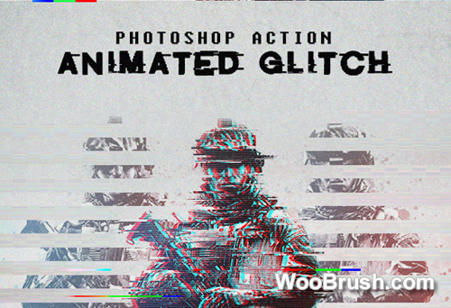 Animated Glitch Actions