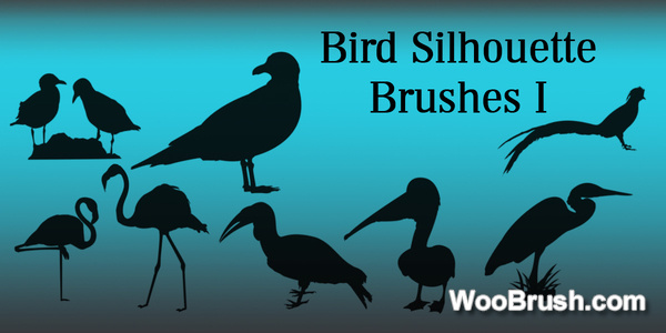 Bird Silhouette Brushes