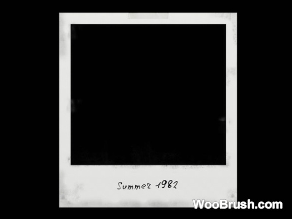 Black Photo Frame Template Psd