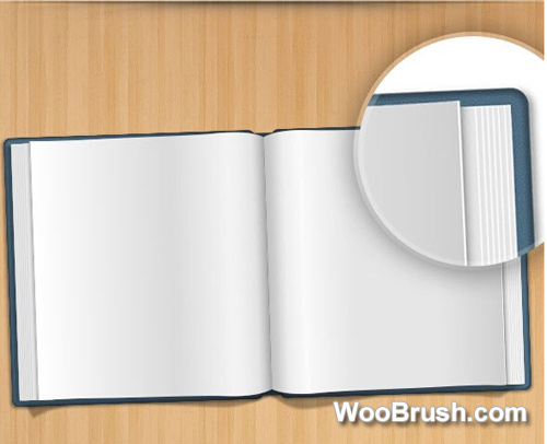 Blank Book Graphic Psd