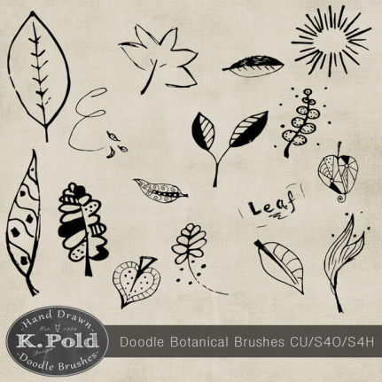 Botanical Doodle Brushes