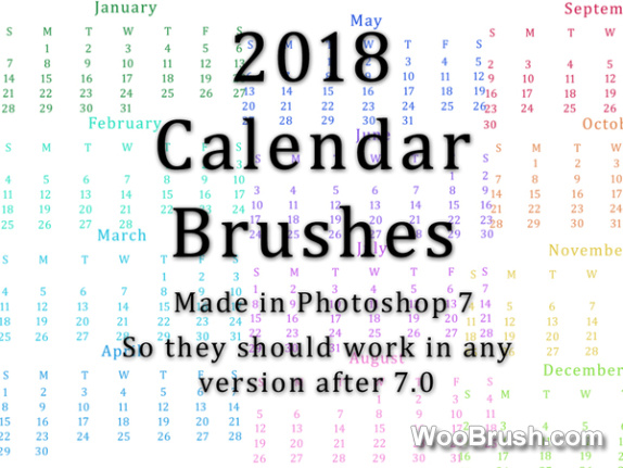 Calendar Brushes