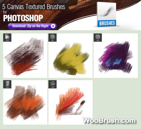 Canvas Textured Brushes