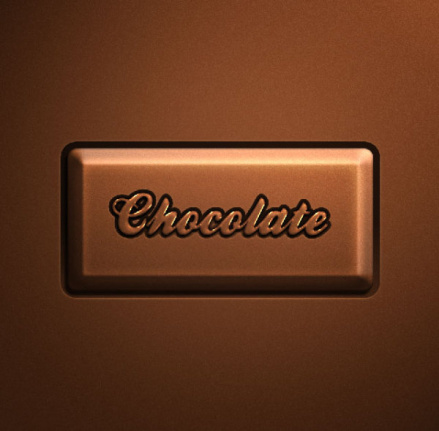 Chocolate Color Buttons Psd