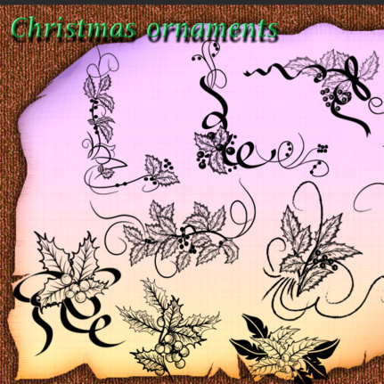 2024 Christmas Ornaments Brushes