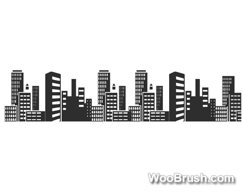 City Skyscrapers Brushes