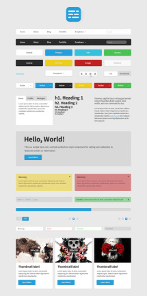 Commonly Web Template Psd