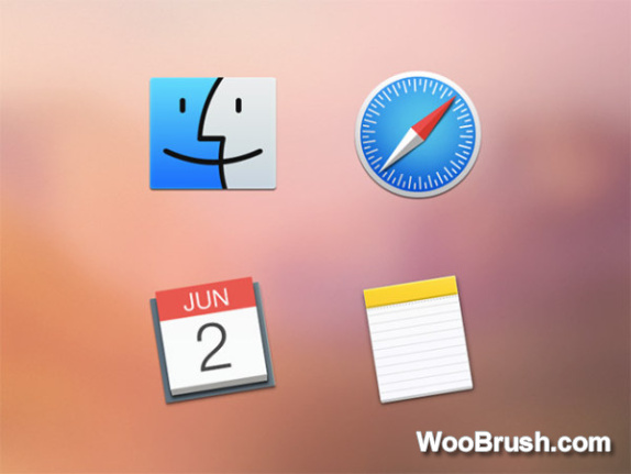 Compass With Calendar And Notepad Icons Psd