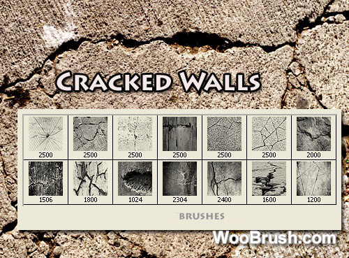 Cracked Walls Fot Brushes