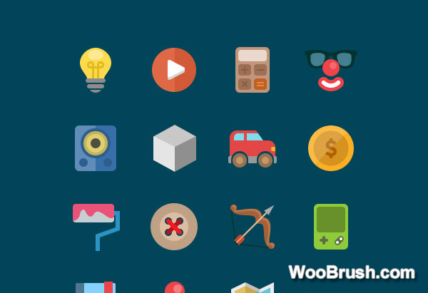 Creative Flat Icons Material Psd