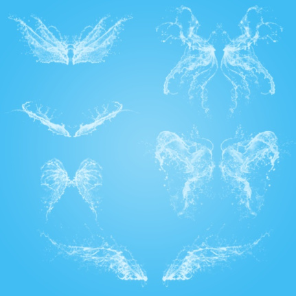 Creative Water Wings Brushes