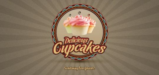 Cupcake Logo Psd