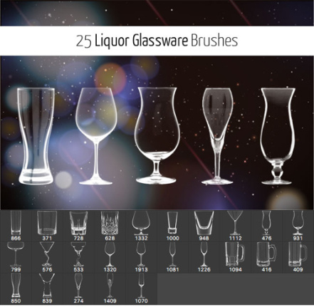 Different Glassware Brushes Set