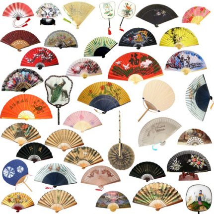 Different Chinese Folding Fan Psd