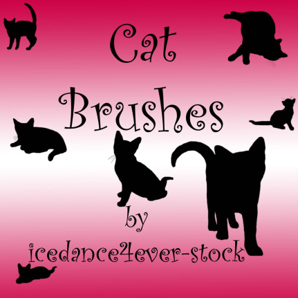 Different Cat Brushes & Psd