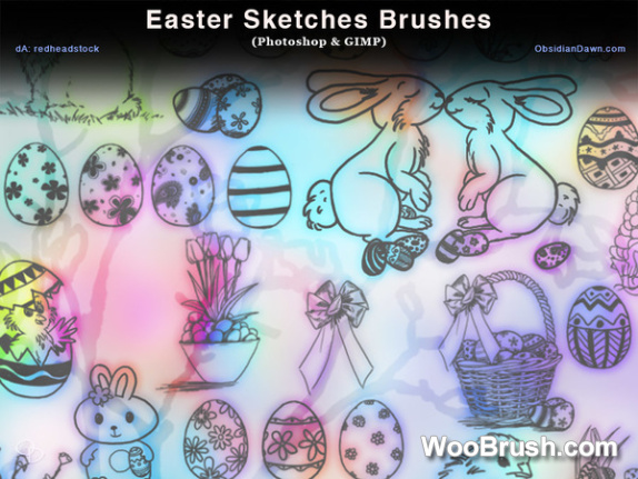 2023 Easter Sketches Brushes