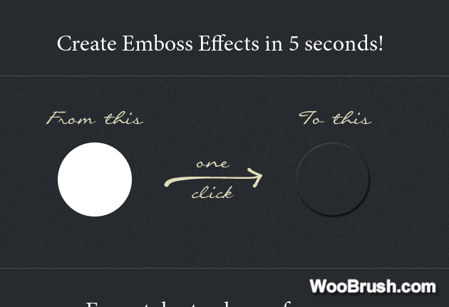 Emboss Effects Text Styles Psd