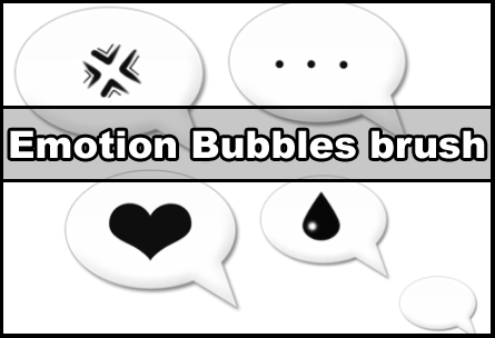 Emotion Bubbles Brushes