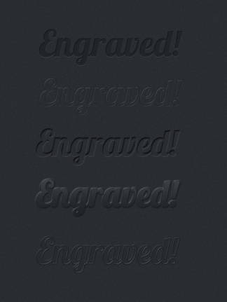 Engraved Effects Text Styles Psd