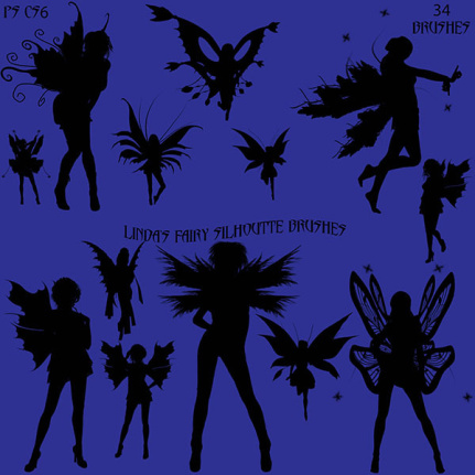 Fairy Silhouettes Brushes