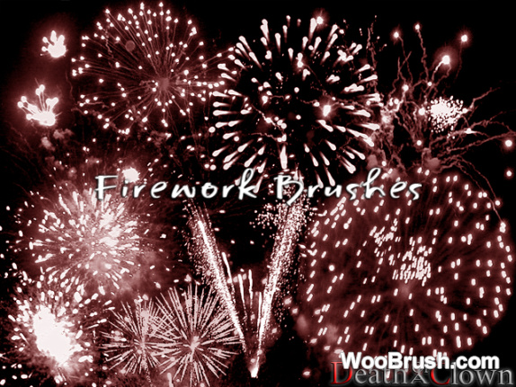 Firework Holiday Brushes