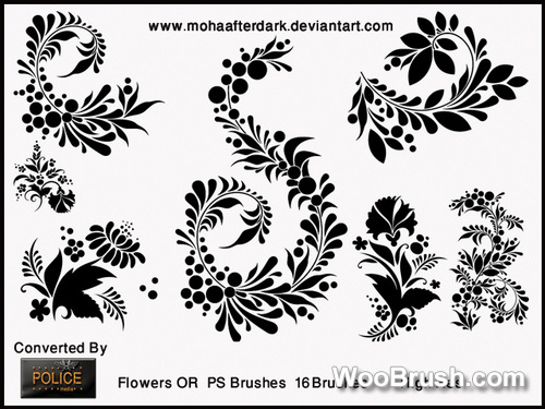 Flower Or Decorative Brushes