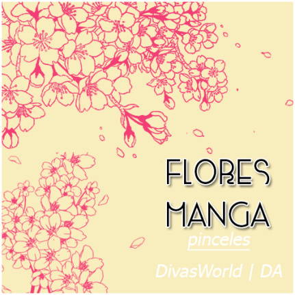 Flower Manga Brushes