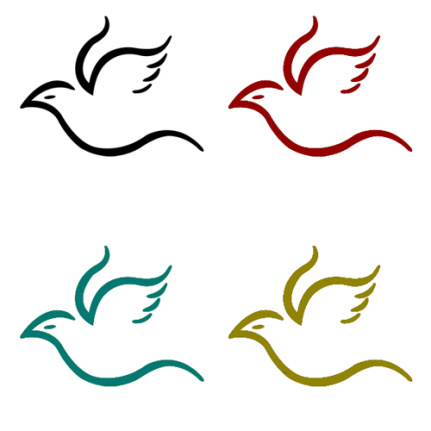 Flying Bird Logo Psd