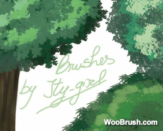 Forest Brushes Set