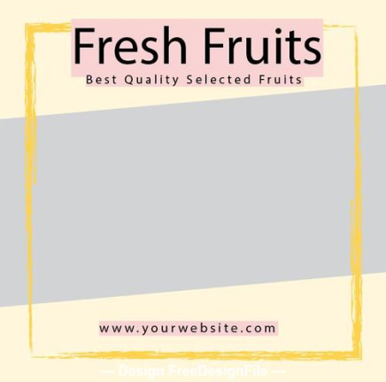 Fresh Fruit Media Backgrund Psd Design Adobe Illustrators & Encapsulated Postscripts