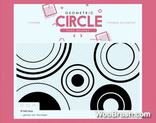Geometric Circle Brushes