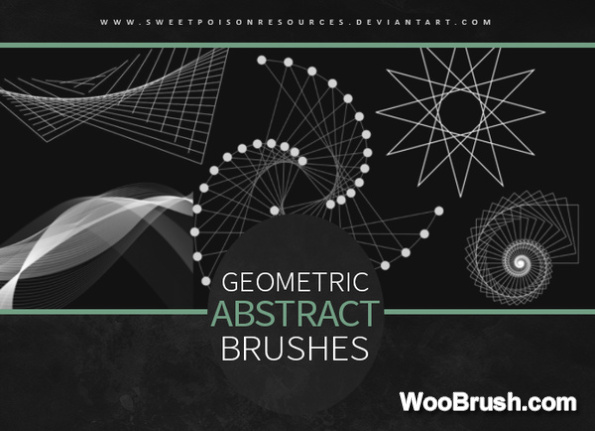 Geometric Abstract Brushes