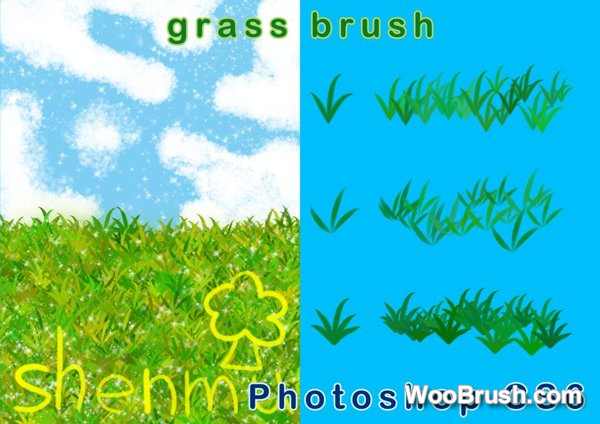 Grass Decor Brushes