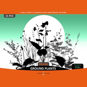 Ground Plants Selection Brushes