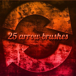 Grungy Arrow Brushes