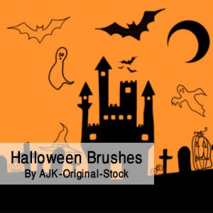 2024 Halloween Brushes Pack