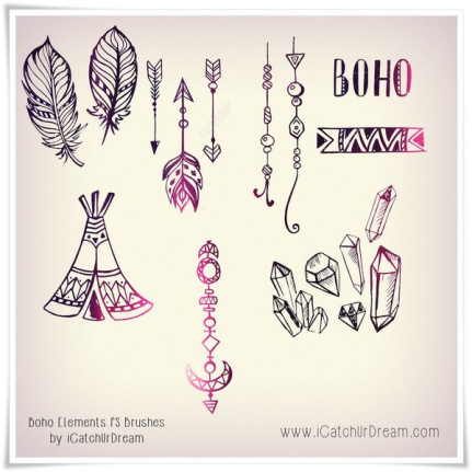 Hand Drawn Elements Brushes